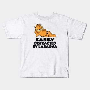 Easily distracted by lasagna Kids T-Shirt